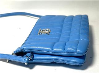 Burberry Lambskin Quilted Lola Double Pouch Crossbody!